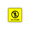 Cedule no entry | Piktogram (čtverec)