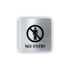 Cedule no entry | Piktogram (čtverec)
