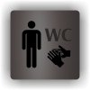 Piktogram - WC MUŽI