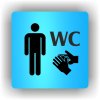 Piktogram - WC MUŽI