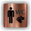 Piktogram - WC MUŽI