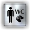 Piktogram - WC MUŽI