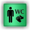 Piktogram - WC MUŽI