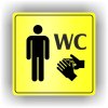 Piktogram - WC MUŽI