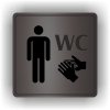 Piktogram - WC MUŽI