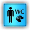 Piktogram - WC MUŽI