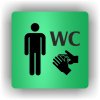 Piktogram - WC MUŽI