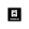 Cedule prádelna | Piktogram (čtverec)