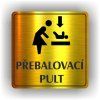 Cedule přebalovací pult – plast (piktogram)