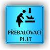 Cedule přebalovací pult – plast (piktogram)