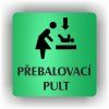 Cedule přebalovací pult – plast (piktogram)