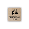 Cedule přebalovací pult | Piktogram (čtverec)