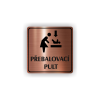 Cedule přebalovací pult | Piktogram (čtverec)