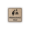 Cedule přebalovací pult | Piktogram (čtverec)
