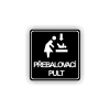 Cedule přebalovací pult | Piktogram (čtverec)