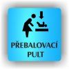 Cedule přebalovací pult – plast (piktogram)
