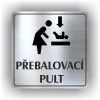 Cedule přebalovací pult – plast (piktogram)