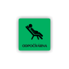 Cedule odpočívárna | Piktogram (čtverec)
