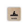 Cedule masér | Piktogram (čtverec)