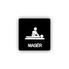 Cedule masér | Piktogram (čtverec)