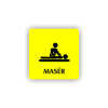 Cedule masér | Piktogram (čtverec)