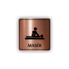 Cedule masér | Piktogram (čtverec)