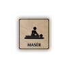 Cedule masér | Piktogram (čtverec)