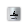 Cedule masér | Piktogram (čtverec)