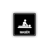 Cedule masér | Piktogram (čtverec)