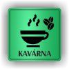 Cedule kavárna – plast (piktogram)