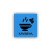 Cedule kavárna | Piktogram (čtverec)