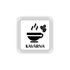 Cedule kavárna | Piktogram (čtverec)
