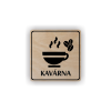 Cedule kavárna | Piktogram (čtverec)