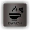 Cedule kavárna – plast (piktogram)