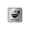 Cedule kavárna | Piktogram (čtverec)