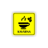 Cedule kavárna | Piktogram (čtverec)