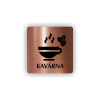 Cedule kavárna | Piktogram (čtverec)