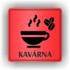 Cedule kavárna – plast (piktogram)