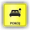 Cedule pokoj – plast (piktogram)