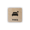 Cedule pokoj | Piktogram (čtverec)