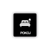 Cedule pokoj | Piktogram (čtverec)