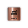 Cedule pokoj | Piktogram (čtverec)