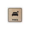 Cedule pokoj | Piktogram (čtverec)