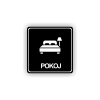Cedule pokoj | Piktogram (čtverec)