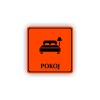 Cedule pokoj | Piktogram (čtverec)