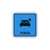 Cedule pokoj | Piktogram (čtverec)