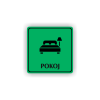 Cedule pokoj | Piktogram (čtverec)