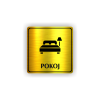 Cedule pokoj | Piktogram (čtverec)
