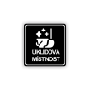 Cedule úklidová místnost | Piktogram (čtverec)