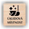 Cedule úklidová místnost – plast (piktogram)